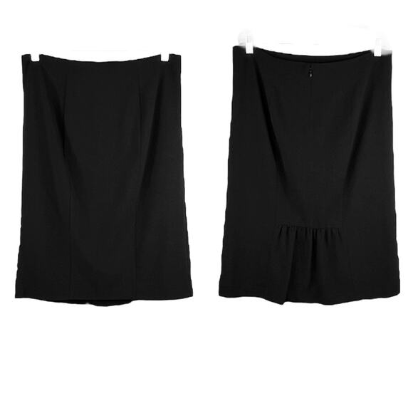 NY Collection Dresses & Skirts - NY & Co 7th Avenue Design Pencil Skirt 16 Black Back Cinch New